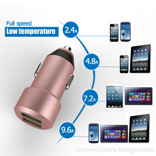 OEM brand Dual Usb Car Charger 5V 2.1A Usb,Portable Car Battery Charger,Dual Usb Charger adapter